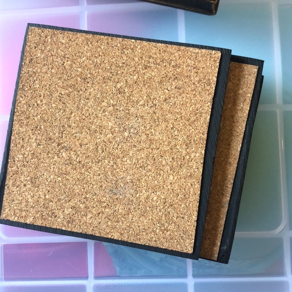 “M” Tile coaster set - Picture 3 of 3